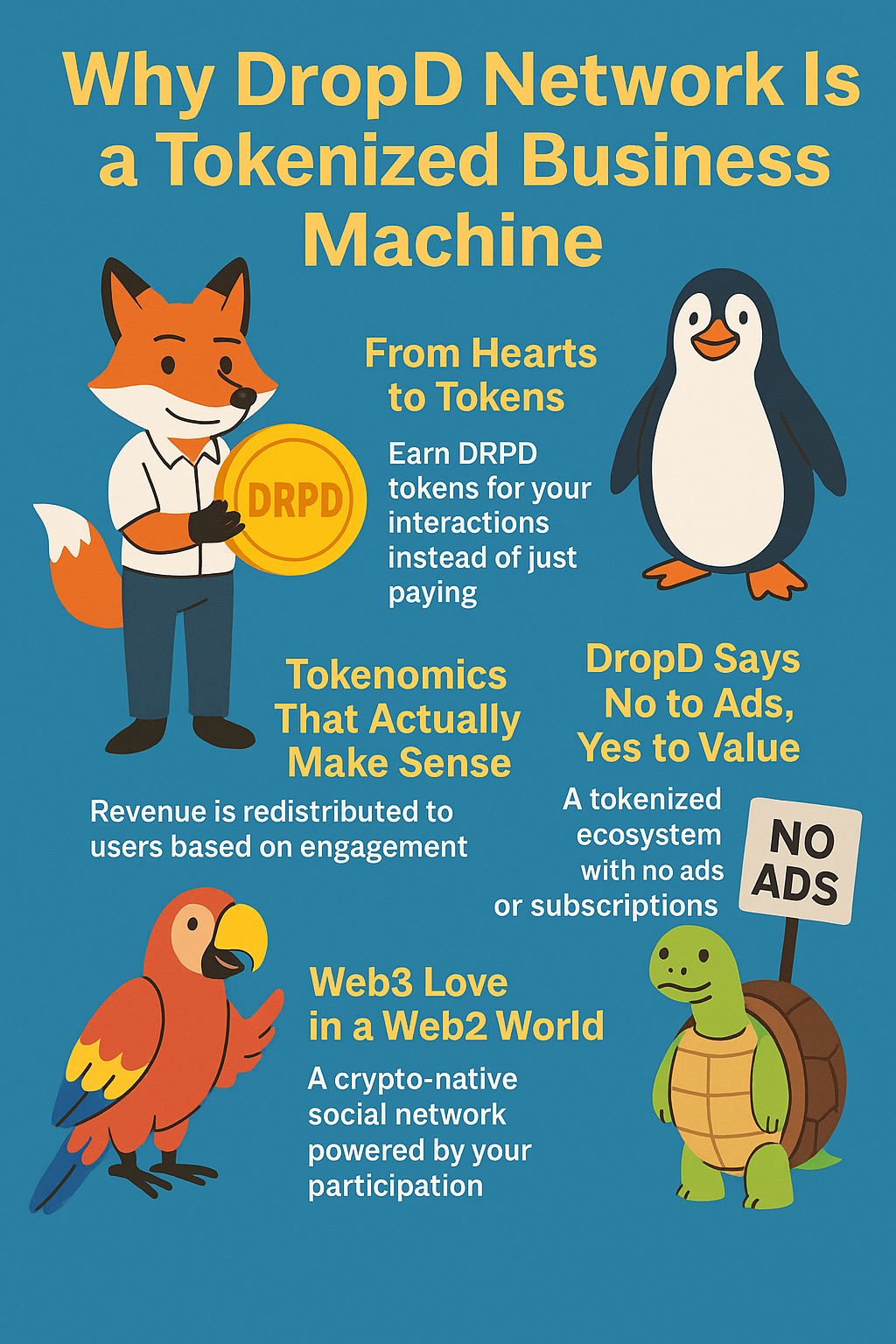 Why DropD Network Is a Tokenized Business Machine?