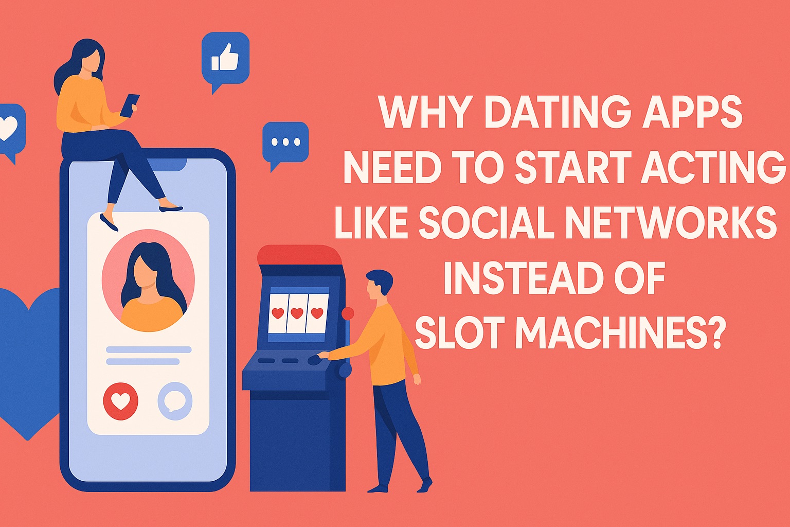 Why Dating Apps need to start acting like social networks instead of slot machines?